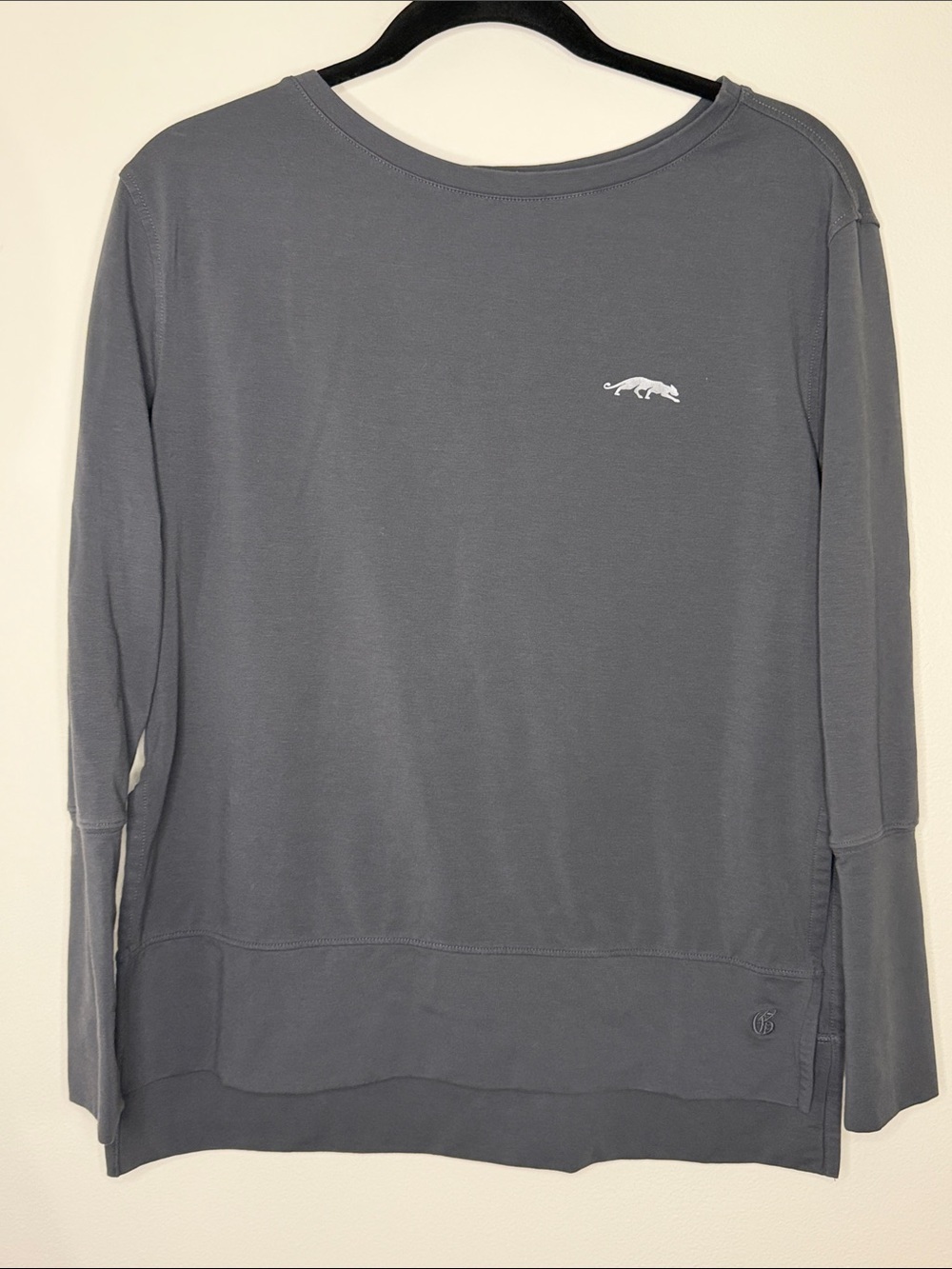 Greyson Women's Grove XXIII Relaxed Crewneck Golf Charcoal Gray Long Sleeve XS